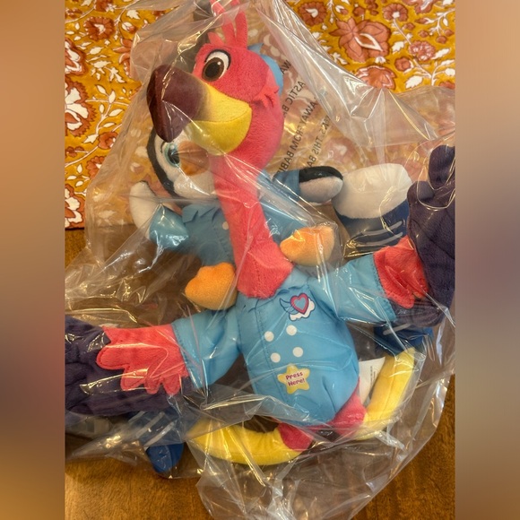 Disney Junior T.O.T.S Plush PIP And FREDDY Flamingo Penguin Tots Talks Animated - Picture 9 of 12